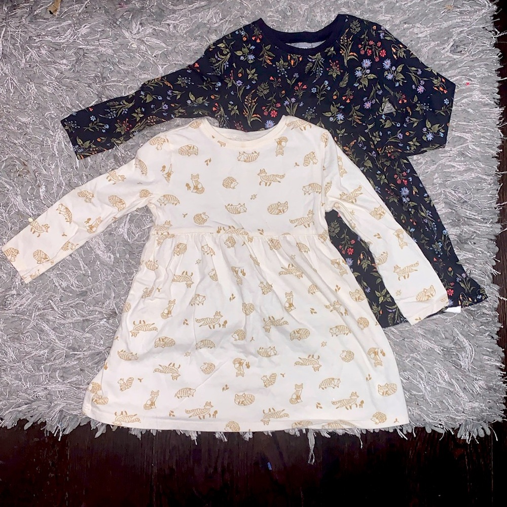2 long sleeves printed dress from Old Navy!